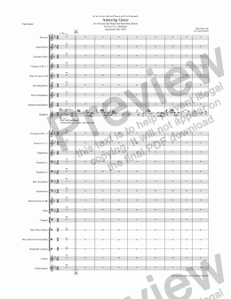 page one of Amazing Grace for Massed Pipe and Marching Bands