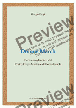 page one of Domus March -Giorgio Coppi