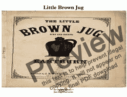 page one of Little Brown Jug for Clarinet Quintet +  (Jazz for 5 Wind Series)