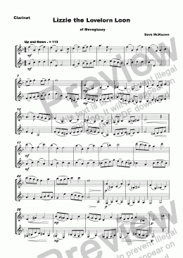 page one of 6 Concert Duets for Clarinet in a Classical Style 