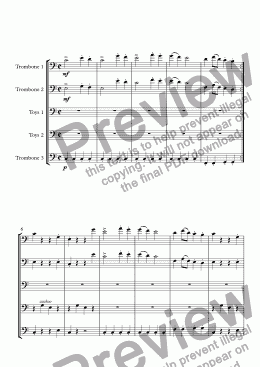 page one of Toy Symphony (1st mvmt.)