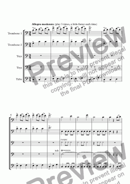page one of Toy Symphony (3rd mvmt.)
