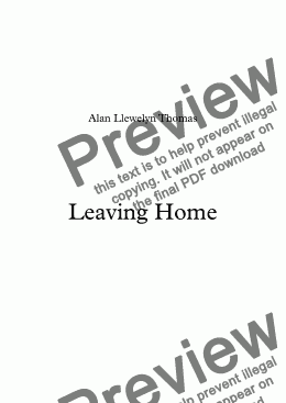 page one of Leaving Home