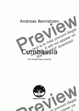 page one of Cumbassia