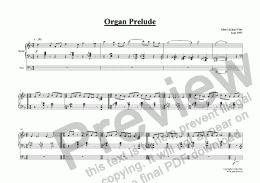 page one of Prelude (organ) [1995]