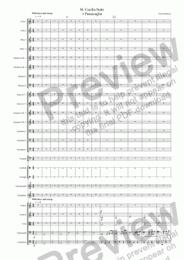 page one of St. Cecilia Suite 