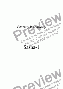 page one of Sasha-1