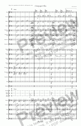 page one of Champagne Polka
