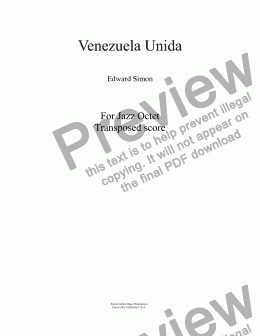 page one of Venezuela Unida