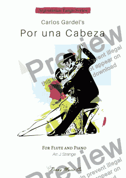 page one of Por una Cabeza