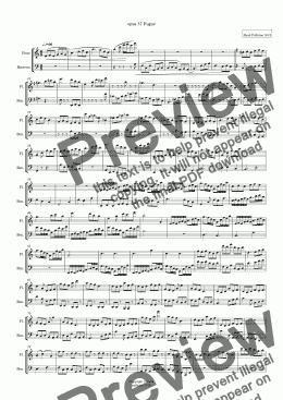 page one of Pullicino Mark - Flute and Bassoon opus 37  