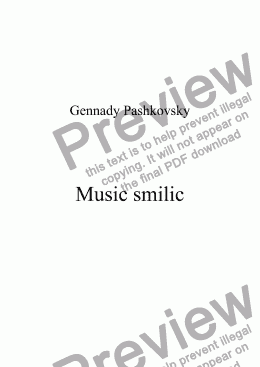 page one of Music smilic