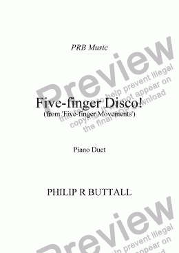 page one of Five-finger Disco!