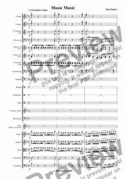 page one of Music Music