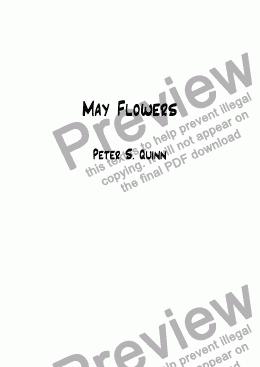 page one of May Flowers