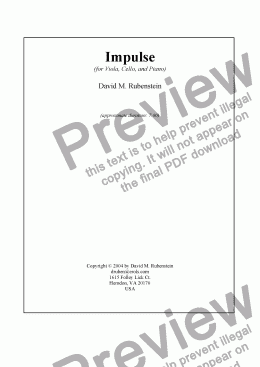 page one of Impulse