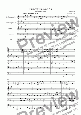 page one of Trumpet Tune and Air