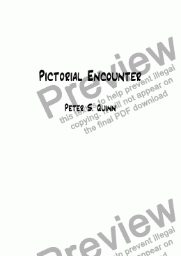 page one of Pictorial Encounter