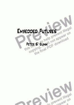 page one of Embedded Futures
