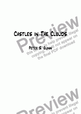 page one of Castles in The Clouds