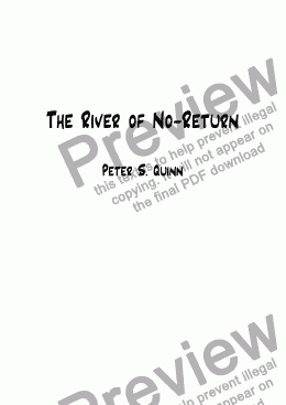 page one of The River of No-Return