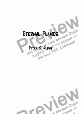 page one of Eternal Flames