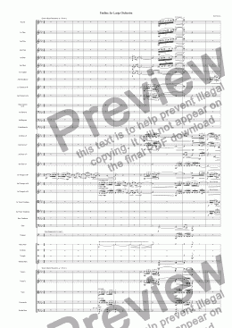 page one of A Short Fanfare for Large Orchestra