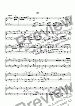 page one of Sonata in C-sharp Minor (III) (live mp3!)
