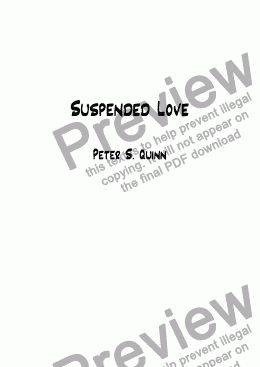 page one of Suspended Love