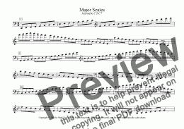 page one of Major/Minor Scales: Marimba (C2-C7)
