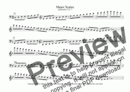 page one of Major/Minor Scales: Marimba (F2-C7)
