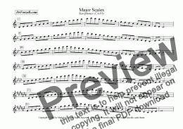 page one of Major/Minor Scales: Saxophone MULTIPACK