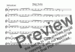 page one of Major/Minor Scales: Trumpet MULTIPACK