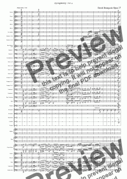 page one of Symphony No 02