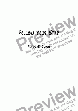 page one of Follow Your Star