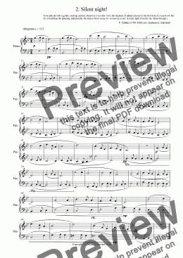 page one of SIMPLY CHRISTMAS for young pianists 2: Silent night! Holy night!
