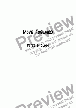 page one of Move Forward