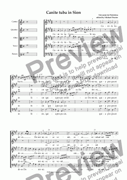 page one of Canite tuba in Sion