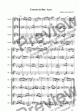 page one of Consort in Em - Ayre