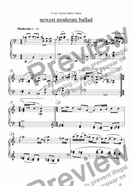 page one of Ballad Trilogy III - Newest Moderate Ballad
