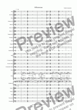 page one of <b>4.Offertorium</b> from Requiem Reborn