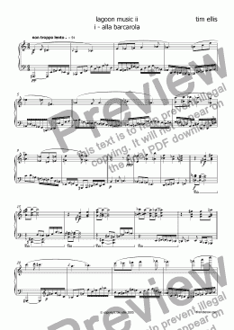 page one of lagoon music ii