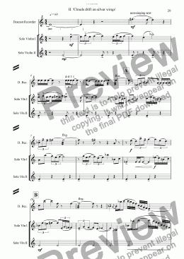 page one of O'Jonathan's Concerto (movement 2)