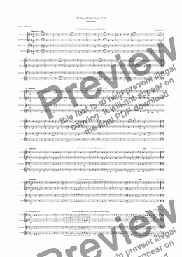 page one of 100 Great Hymn Tunes 21-30 Brass Quartet