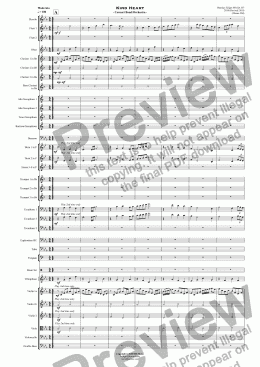 page one of Kind Heart - Concert Band/Orchestra
