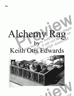 page one of Alchemy Rag