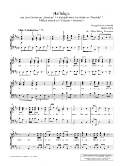 page one of Hallelujah (Piano Solo)