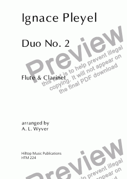 page one of Duo No. 2