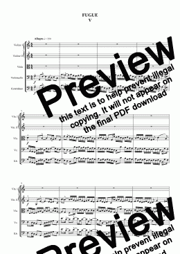 page one of ✅ Serenade for String Orchestra C-major (op. 15) V. Fugue