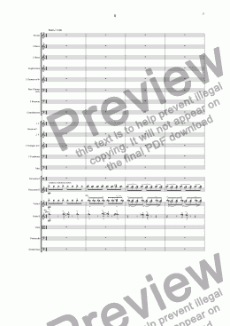 page one of Once in a Blue Tune II (orchestra)